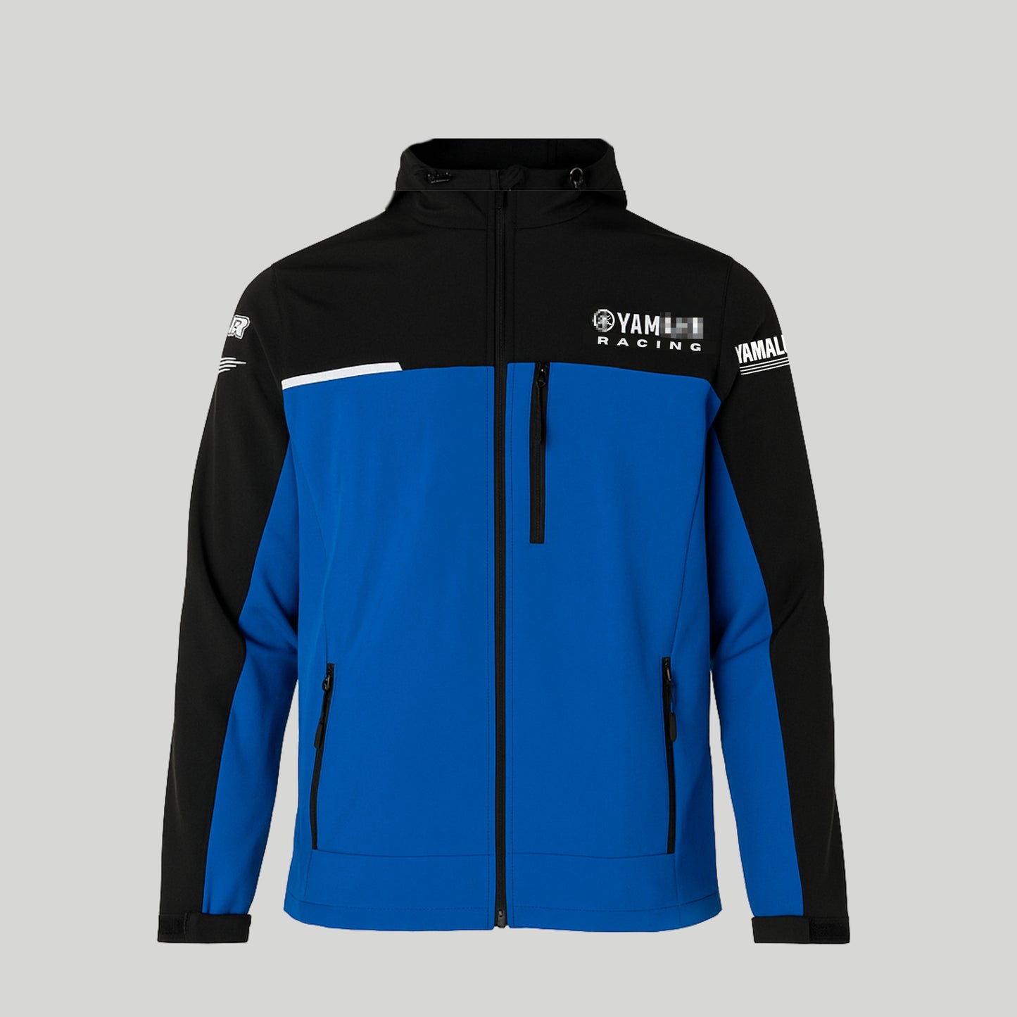 Chaqueta Moto Azul y Negra